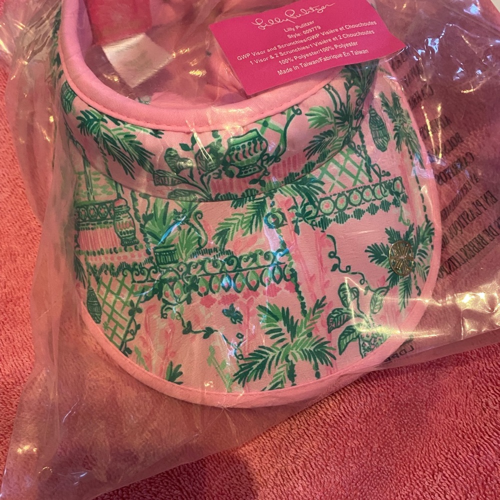 NWT Lilly Pulitzer Visor and Scrunchie